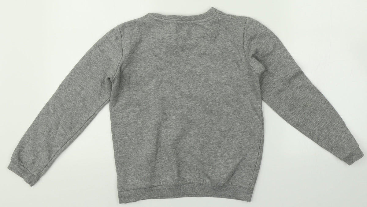 Pep & Co Boys Grey   Pullover Sweatshirt Size 8-9 Years