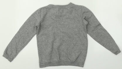 Pep & Co Boys Grey   Pullover Sweatshirt Size 8-9 Years