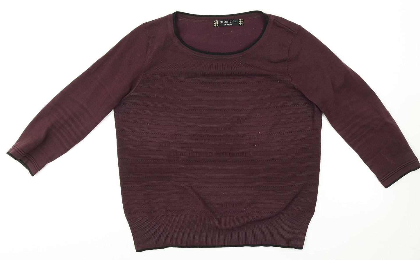 Womens UK Size 14 Principles Purple Pullover Jumper