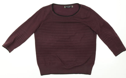 Womens UK Size 14 Principles Purple Pullover Jumper