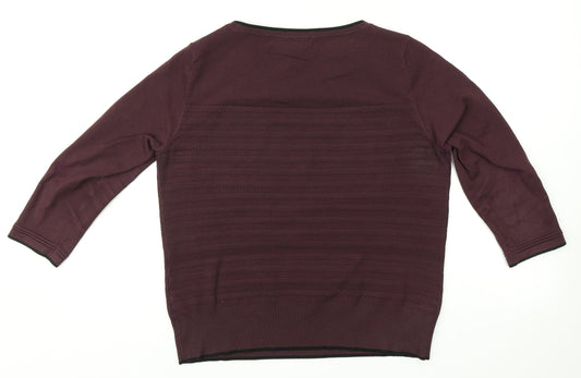 Womens UK Size 14 Principles Purple Pullover Jumper