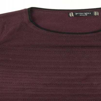 Womens UK Size 14 Principles Purple Pullover Jumper