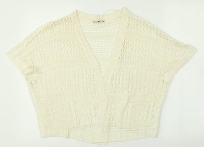 TU Womens Beige   Cardigan Jumper Size 10