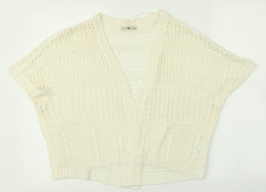 TU Womens Beige   Cardigan Jumper Size 10