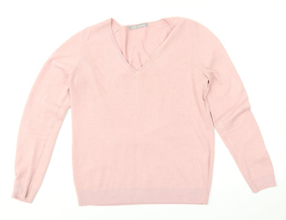 Womens UK Size 8 M&S Pink Pullover Jumper