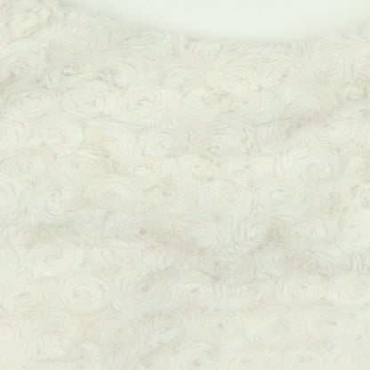 Young Dimension Girls White   Vest Jumper Size 2-3 Years