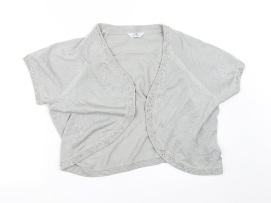 Joanna Hope Womens Grey   Shrug Jumper Size 16