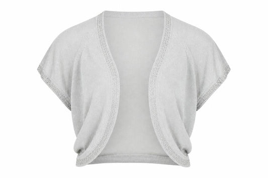 Womens UK Size 16 Joanna Hope Grey Shrug Jumper