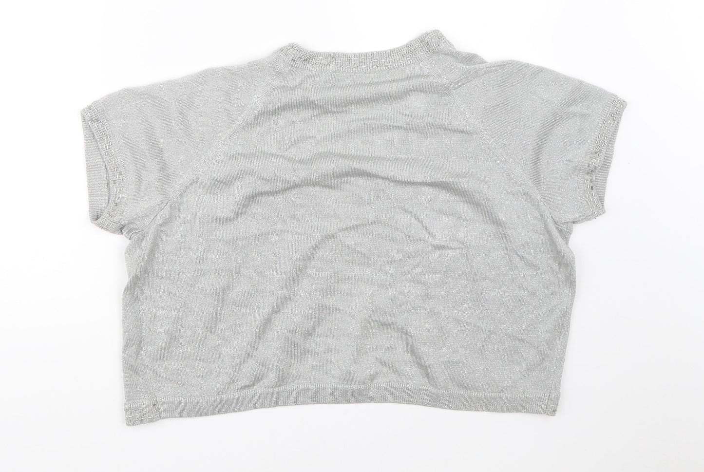 Joanna Hope Womens Grey   Shrug Jumper Size 16