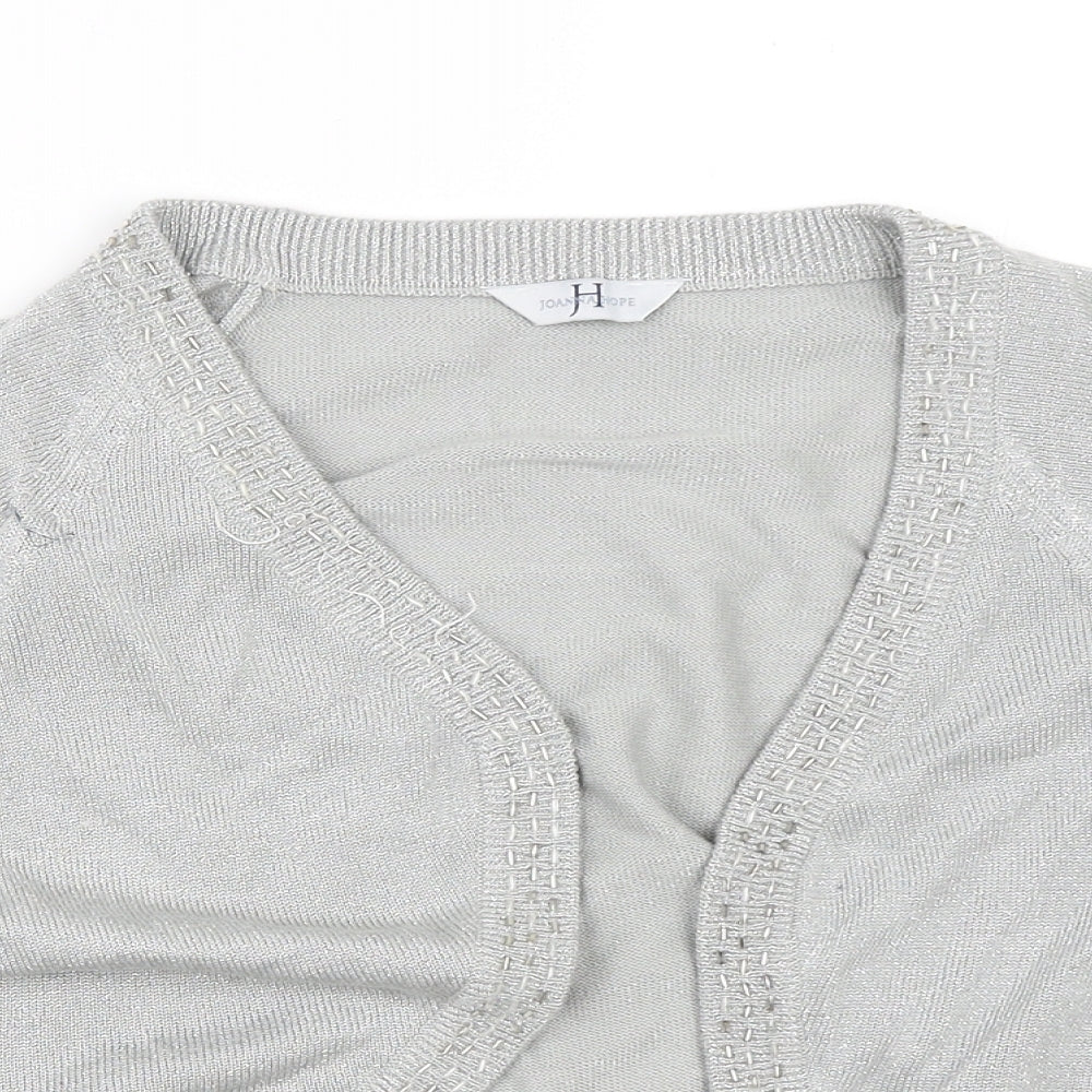 Joanna Hope Womens Grey   Shrug Jumper Size 16