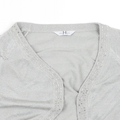 Joanna Hope Womens Grey   Shrug Jumper Size 16
