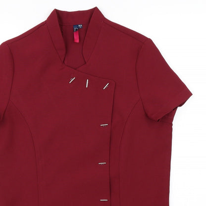 Womens UK Size 10 Premier Red Basic Blouse