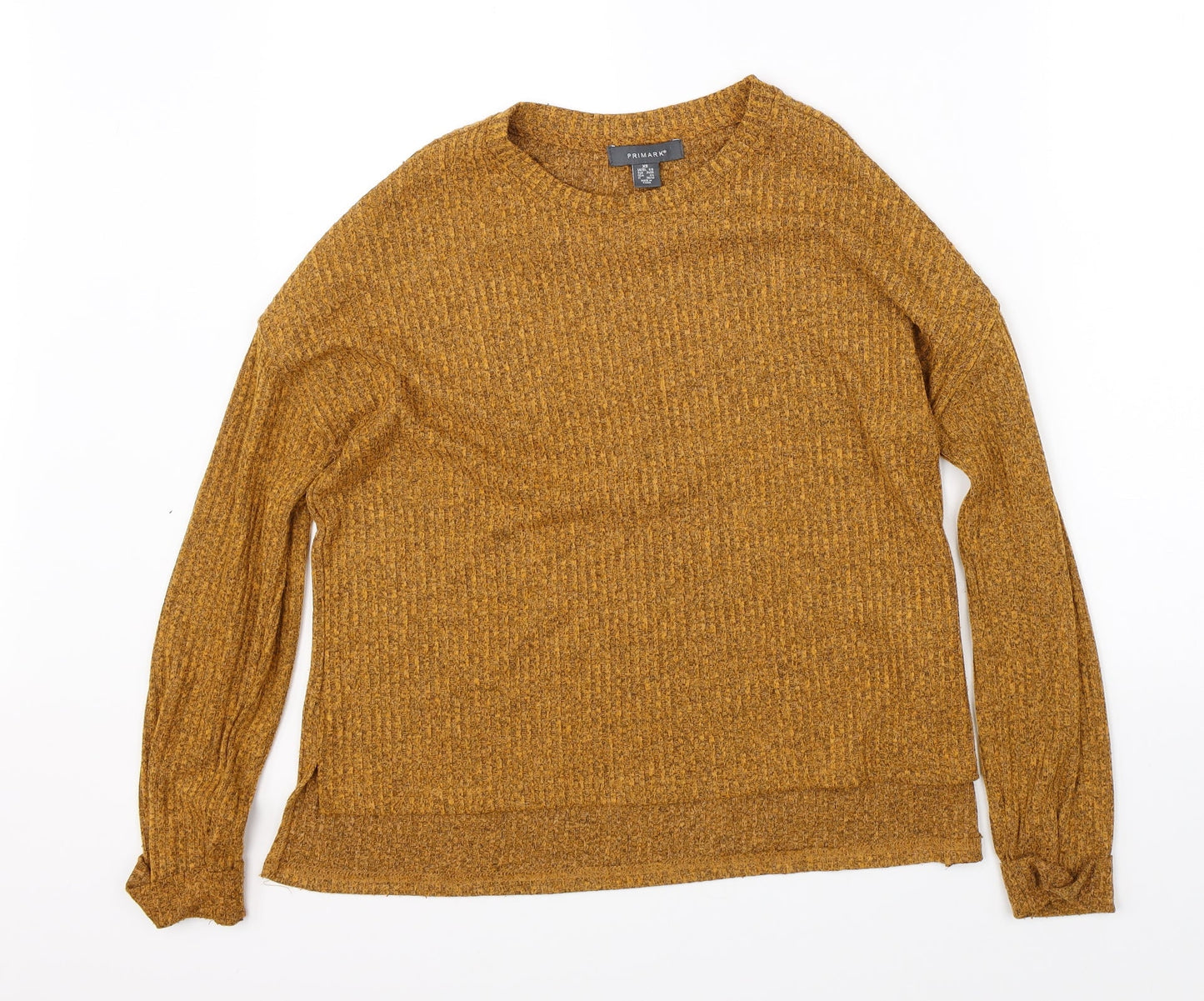 Primark Womens Yellow   Pullover Jumper Size XS