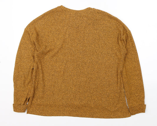 Primark Womens Yellow   Pullover Jumper Size XS