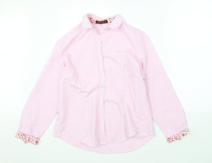 Mens UK Size 46 Boteli Pink  Button-Up Long Sleeve Casual Shirt