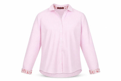 Mens UK Size 46 Boteli Pink  Button-Up Long Sleeve Casual Shirt