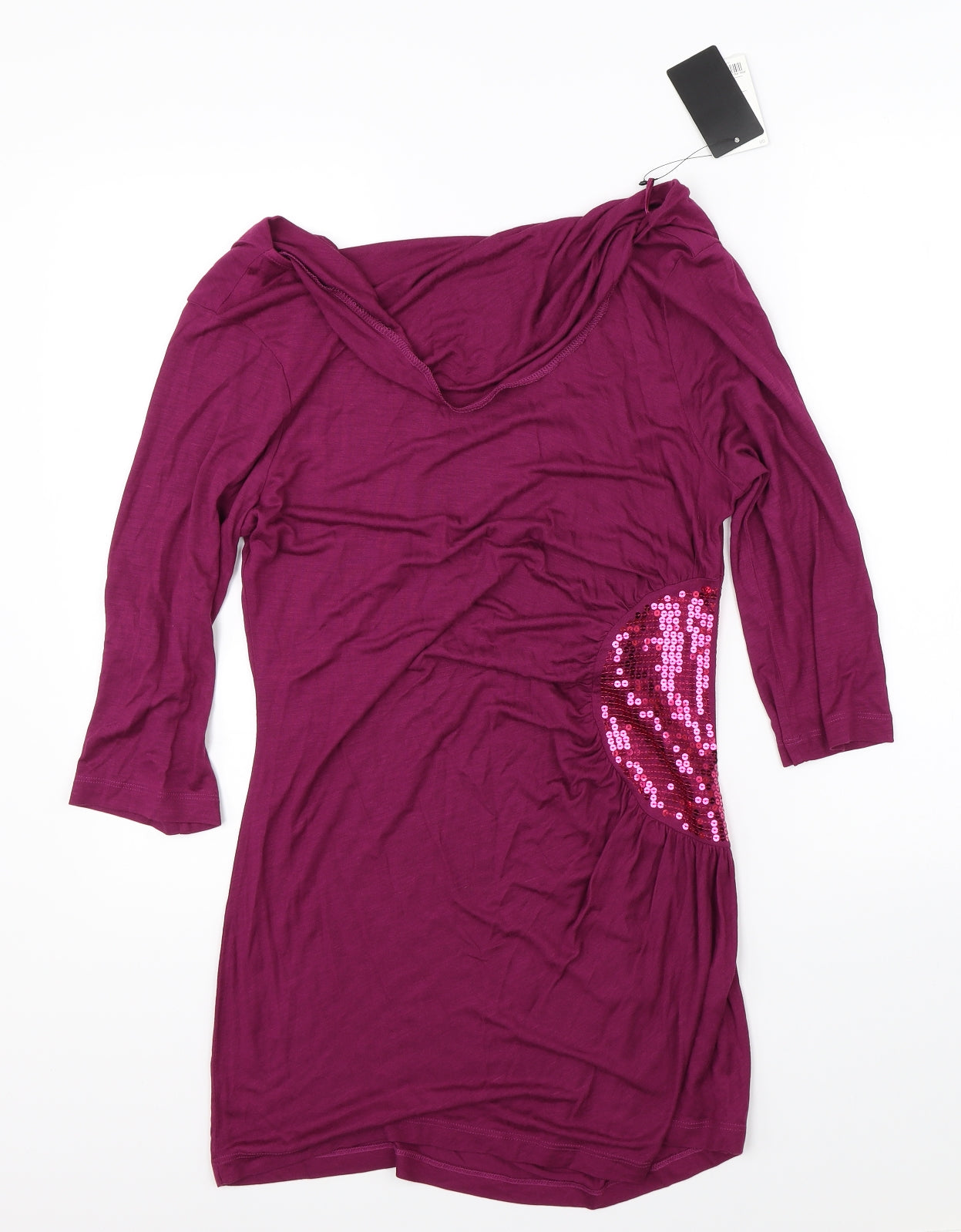 NEXT Womens Purple   Shift  Size 12  - cowl back