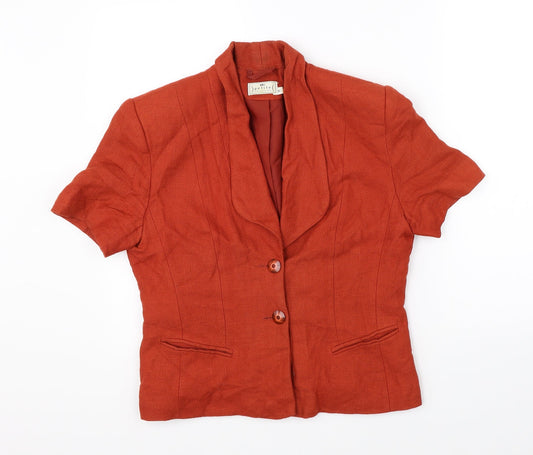 Womens UK Size 12 BHS Orange Jacket