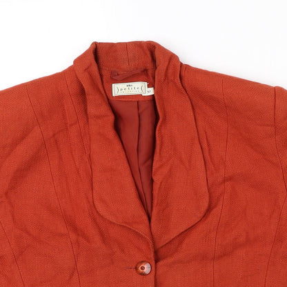 Womens UK Size 12 BHS Orange Jacket