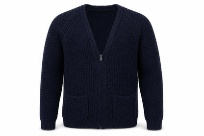Mens UK Size S NEXT Blue Full Zip Jumper