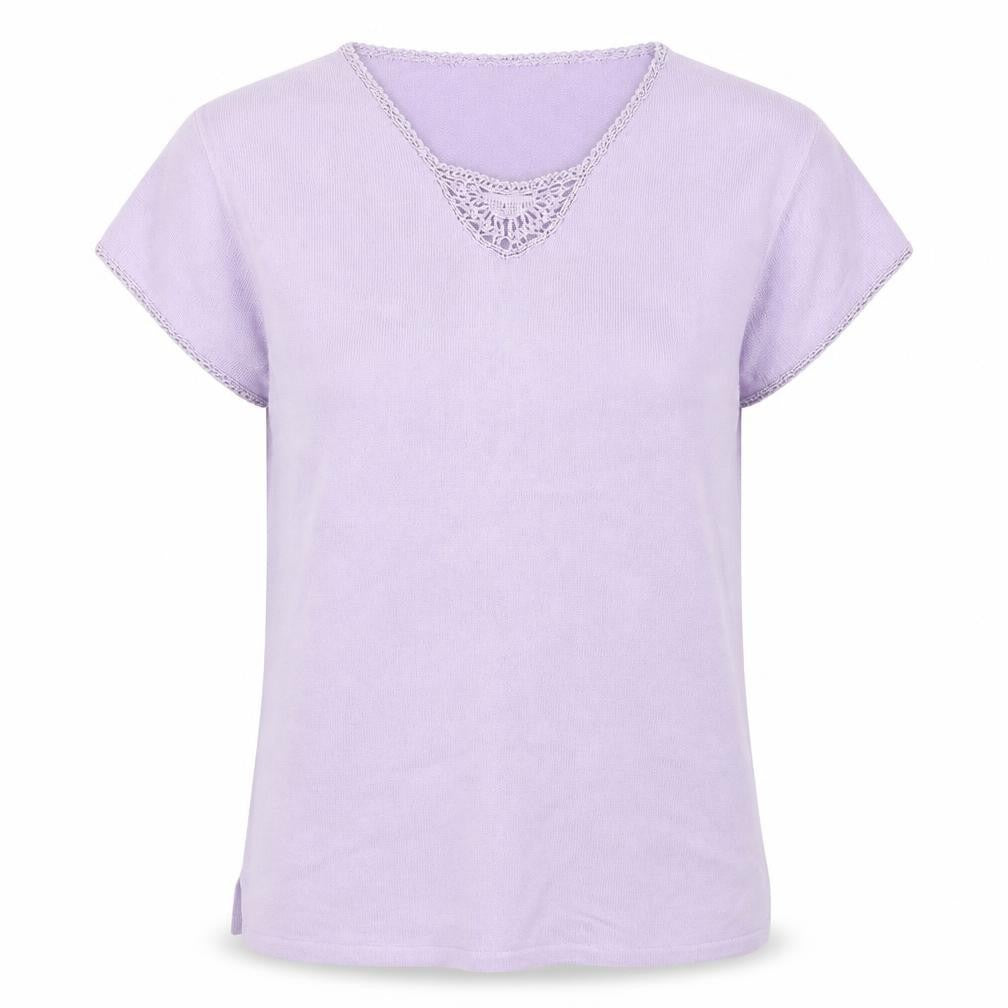 Womens UK Size L Fay Louise Purple Basic Blouse