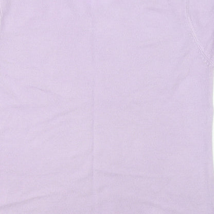 Womens UK Size L Fay Louise Purple Basic Blouse