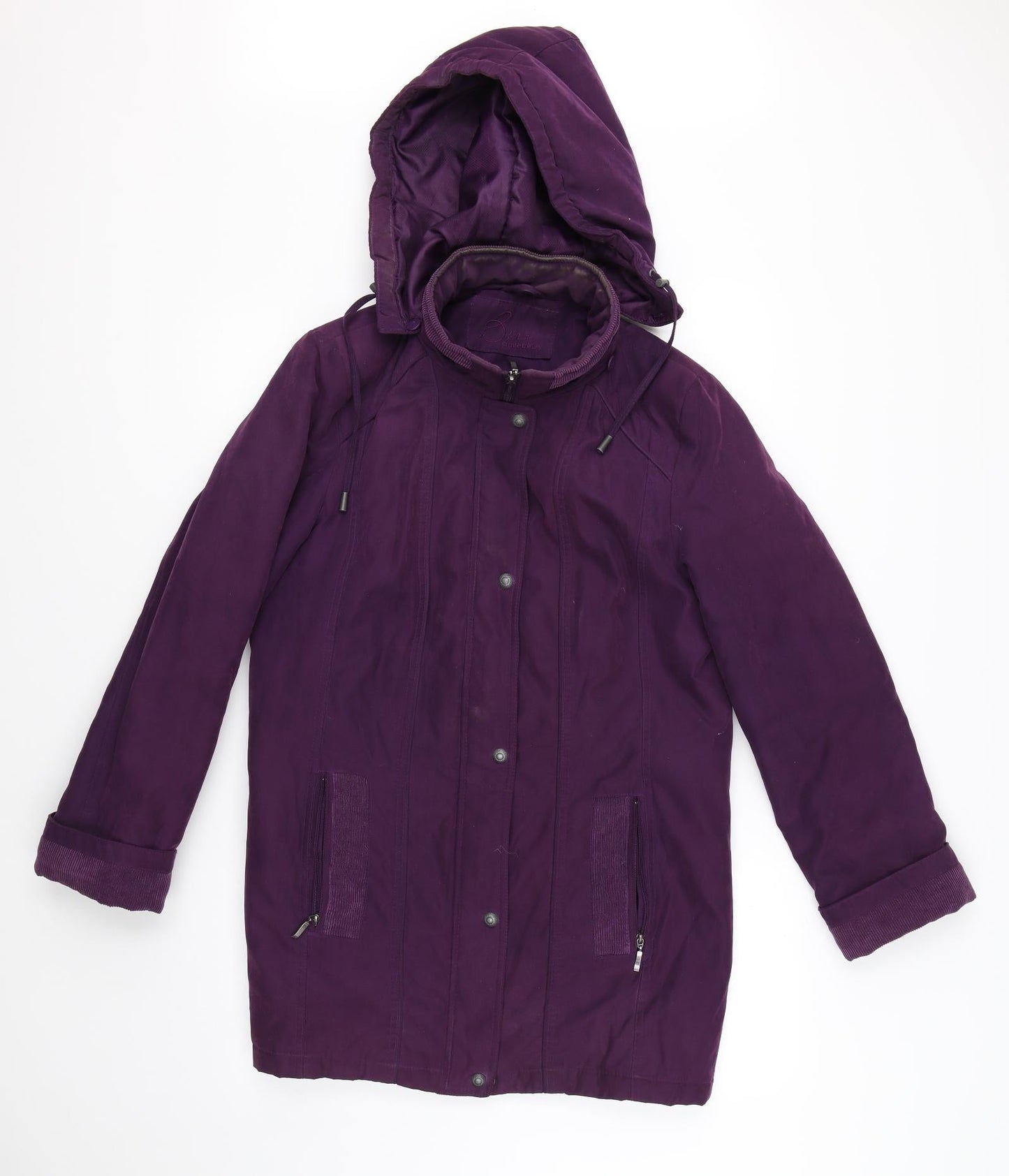 Womens UK Size S BM Collection Purple Overcoat