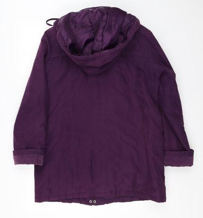 Womens UK Size S BM Collection Purple Overcoat