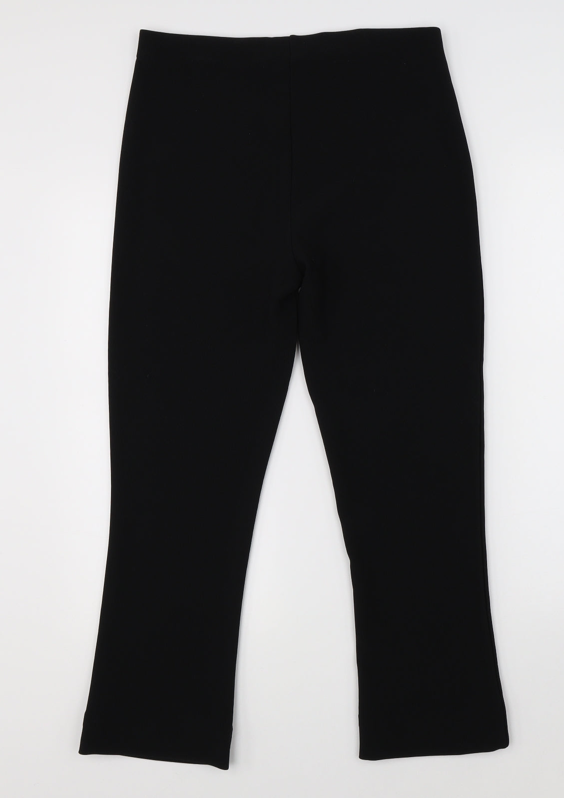 Womens UK Size 12 Preworn Regular Fit Dress Pants Black Trousers