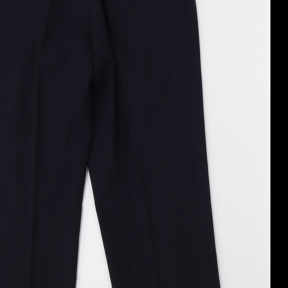 Womens UK Size 14 Sarah Hamilton Regular Fit Dress Pants Blue Trousers