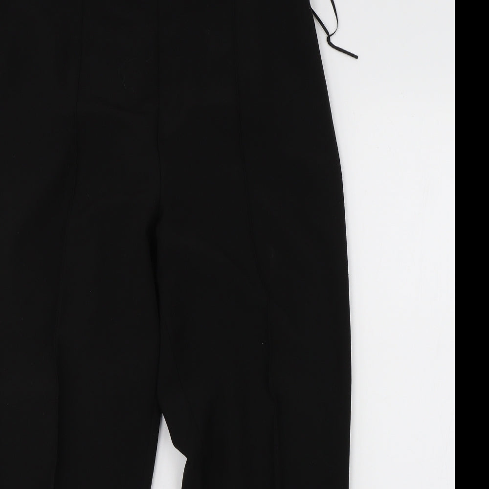 Womens UK Size 14 Sarah Hamilton Regular Fit Dress Pants Black Trousers