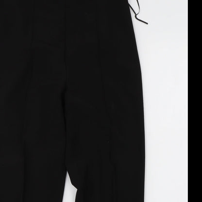 Womens UK Size 14 Sarah Hamilton Regular Fit Dress Pants Black Trousers