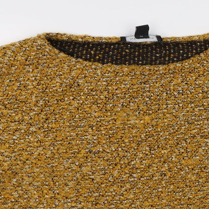 Womens UK Size L New Look Yellow Pullover Jumper