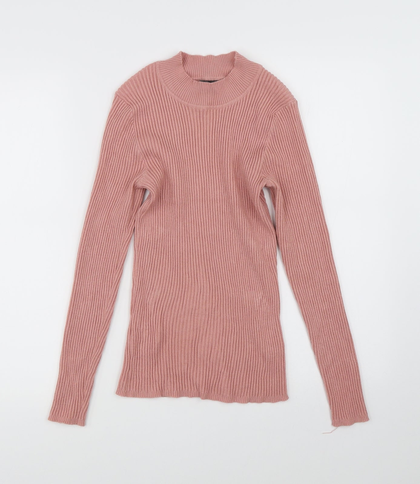 Primark Womens Pink  Knit Pullover Jumper Size M