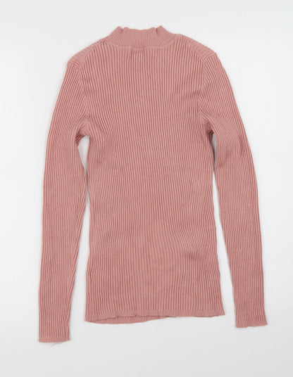 Primark Womens Pink  Knit Pullover Jumper Size M
