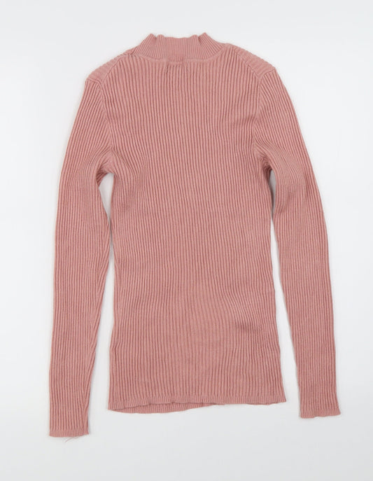 Primark Womens Pink  Knit Pullover Jumper Size M