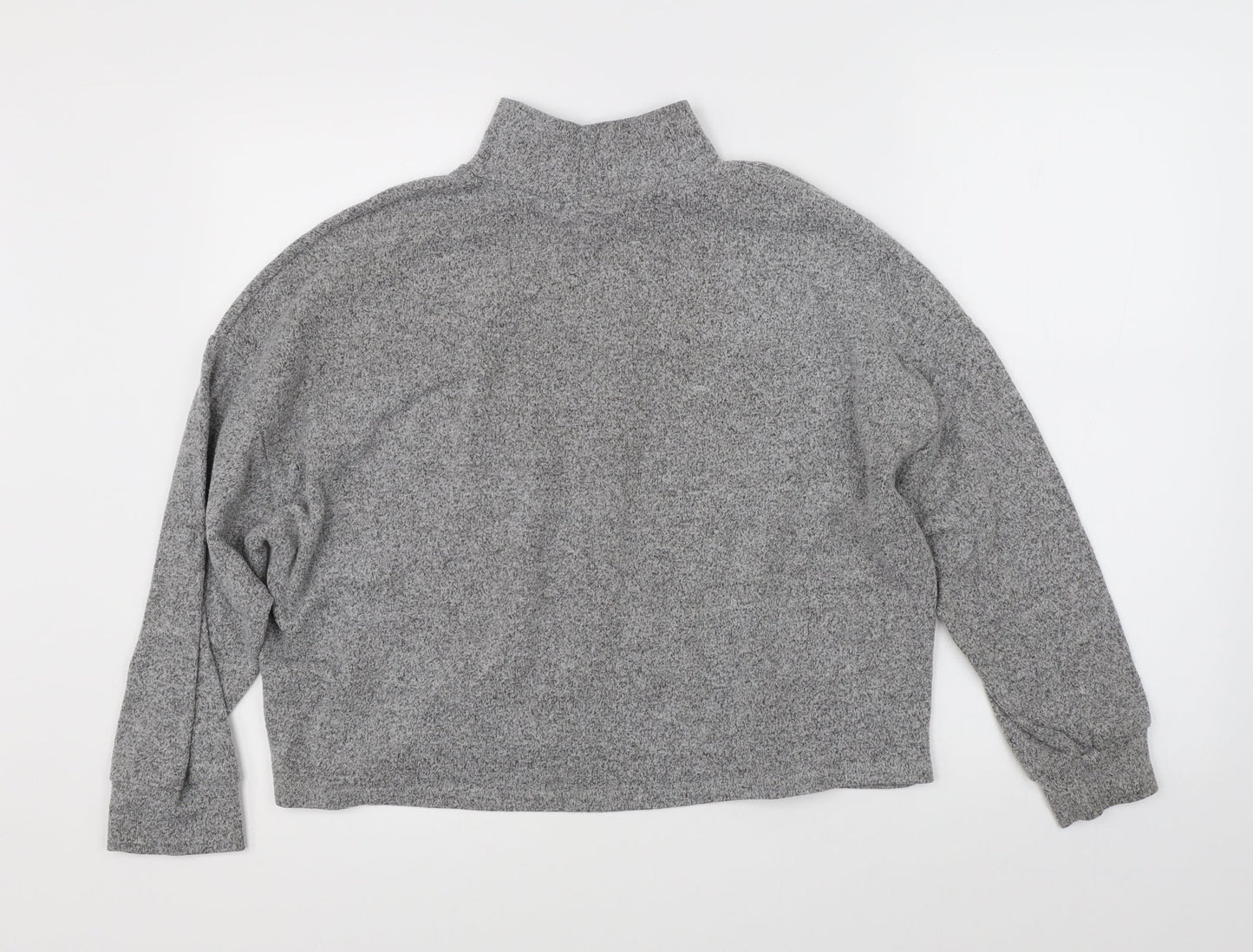 Womens UK Size M New Look Grey Pullover Jumper