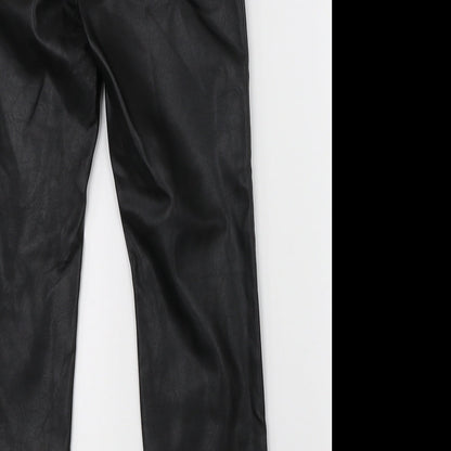 Womens UK Size 10 Divided Regular Fit Straight Black Jeans