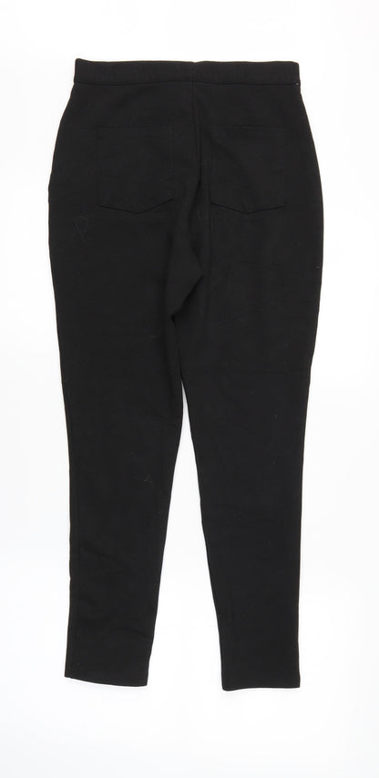 Womens UK Size 10 ASOS Regular Fit  Black Trousers