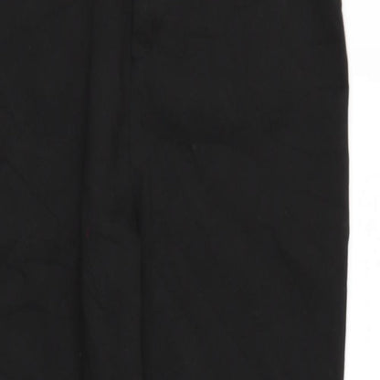 Womens UK Size 10 ASOS Regular Fit  Black Trousers