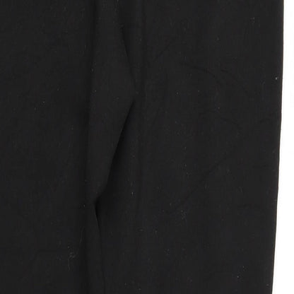 Womens UK Size 10 ASOS Regular Fit  Black Trousers