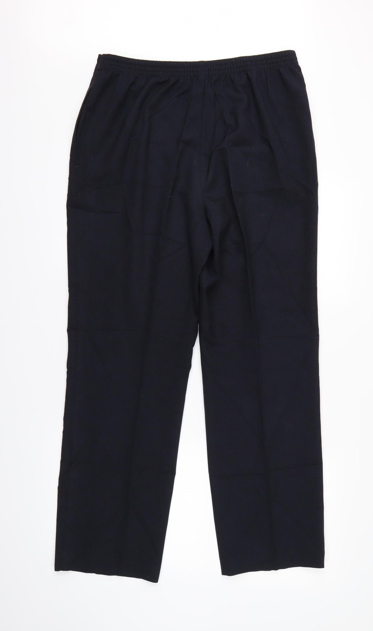 M&S Womens Blue   Trousers  Size 14 L32 in