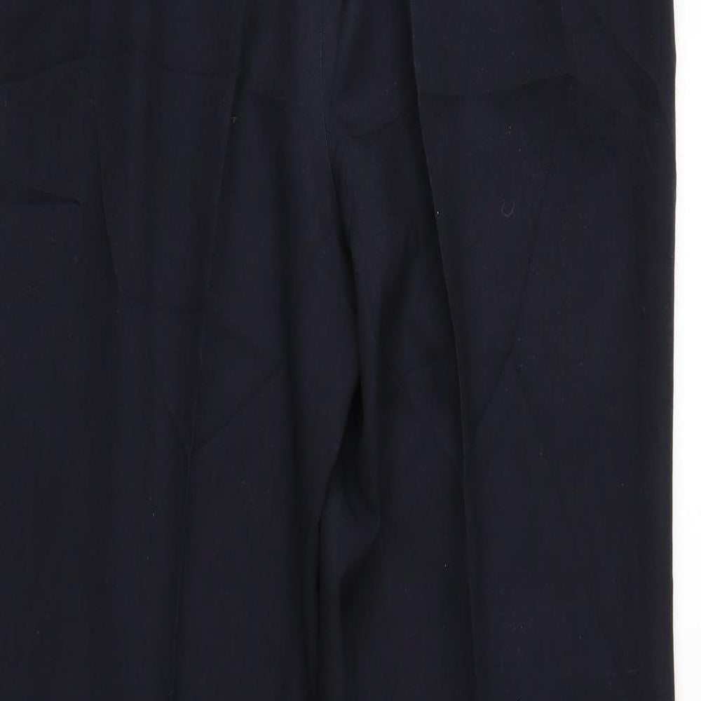 M&S Womens Blue   Trousers  Size 14 L32 in
