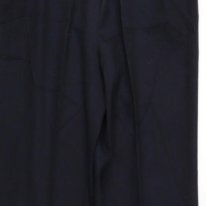 M&S Womens Blue   Trousers  Size 14 L32 in