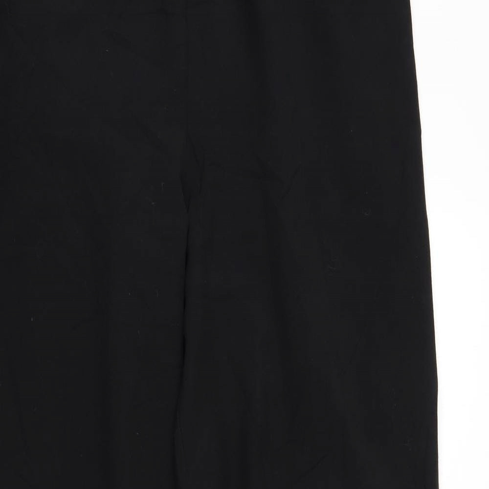 Womens UK Size 14 M&S Regular Fit  Black Trousers