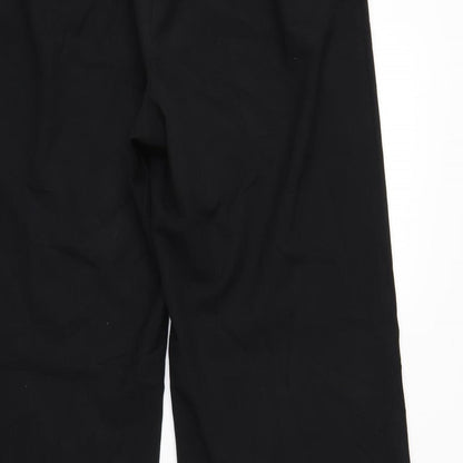 Womens UK Size 14 M&S Regular Fit  Black Trousers