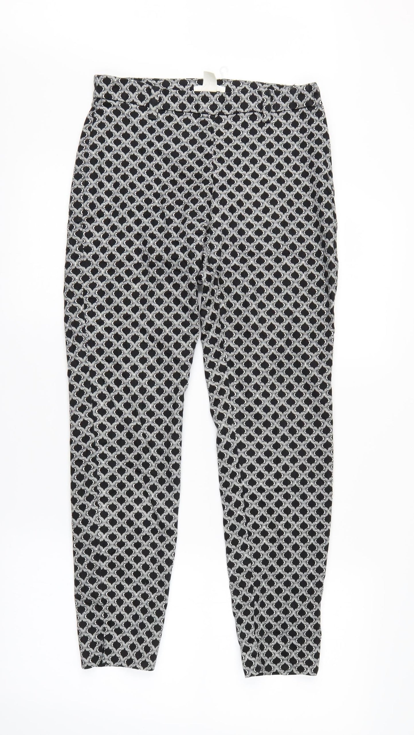 Womens UK Size 6 H&M Regular Fit  Multicoloured Trousers