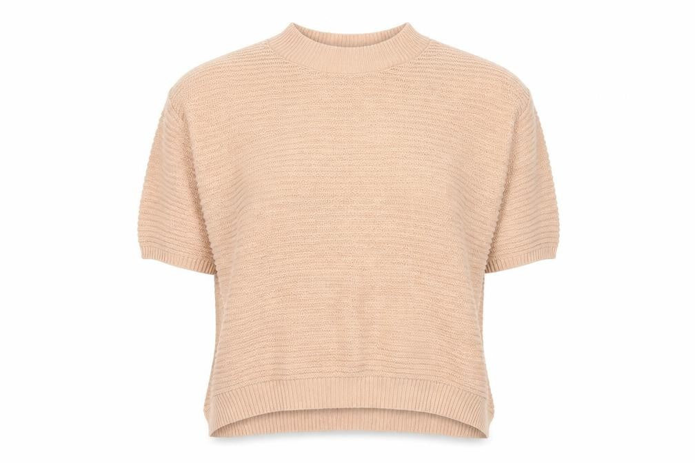 Preworn Womens Pink Striped  Pullover Jumper Size S