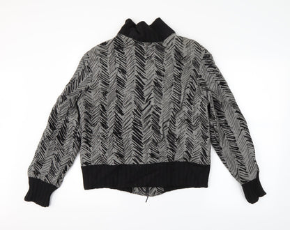 Verse Womens Grey Argyle/Diamond  Jacket  Size 42