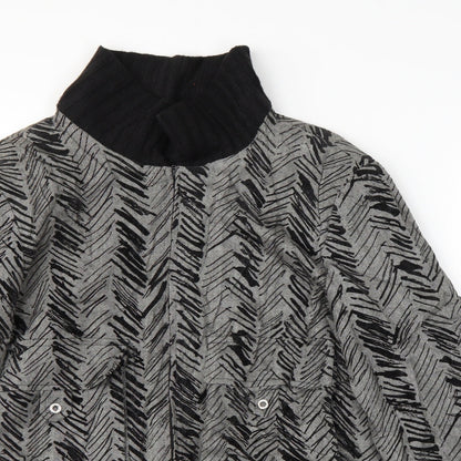 Verse Womens Grey Argyle/Diamond  Jacket  Size 42